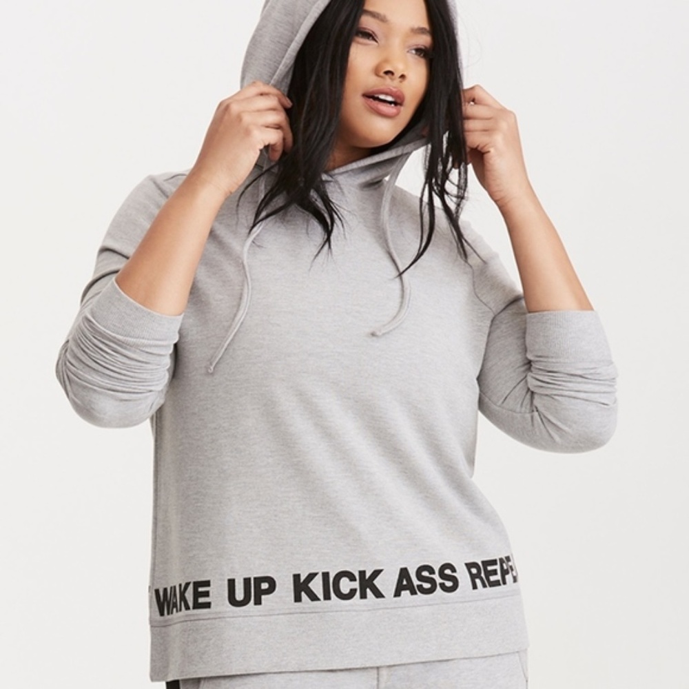 Wake Up Cropped  Hoodie By Torrid Active
